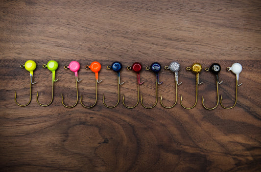 Rally Time Jigs-Freestyle Aberdeen-1/4 Oz-5 Pack-3 Hook Sizes-11 Colors!