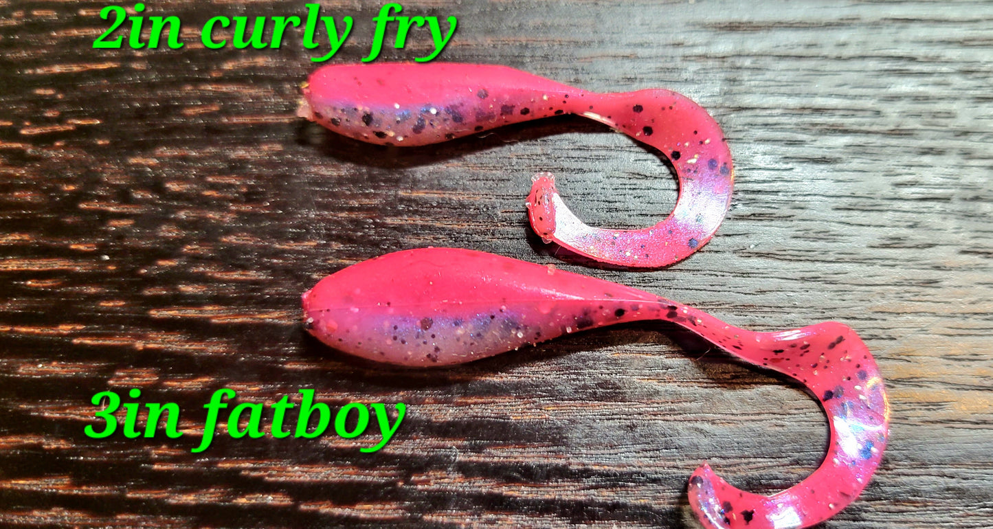 Curly Fry-2 Inch-12 Pack-33 Color Options!