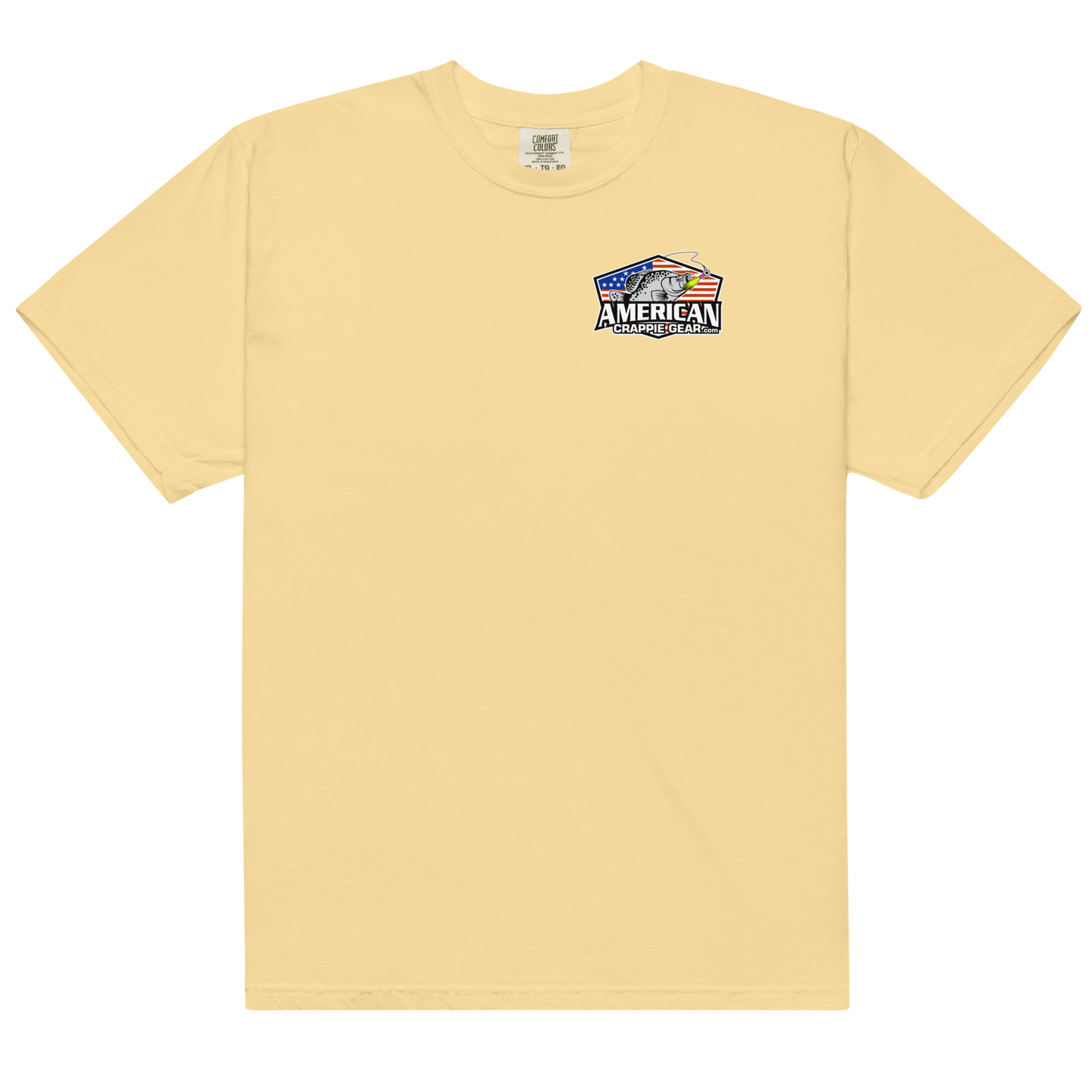 American Crappie Gear-Comfort Colors-Short Sleeve HeavyWeight T-Shirt-15 Color Options!