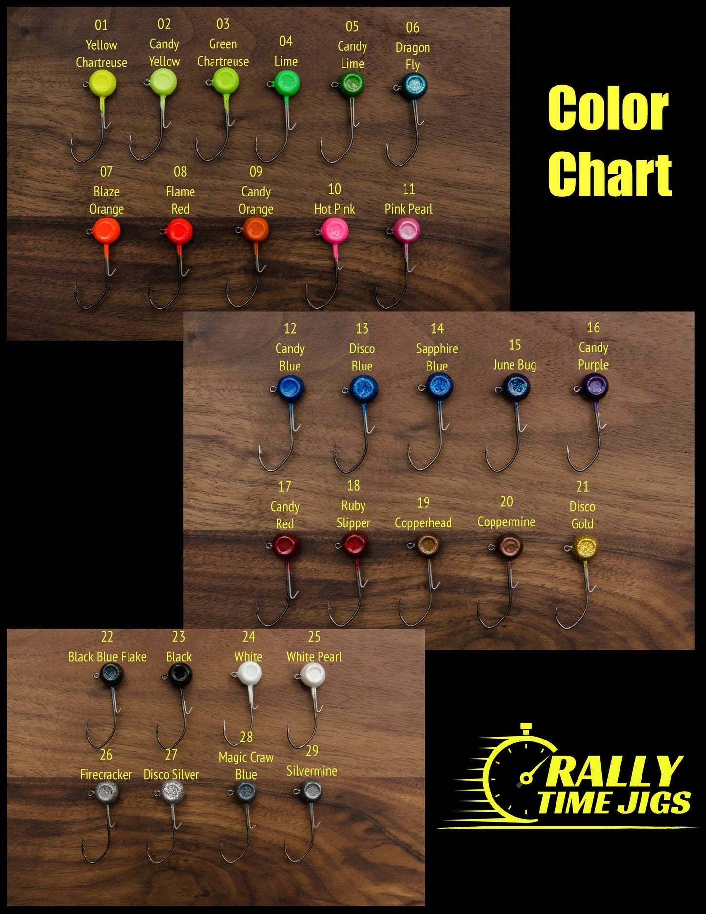 Rally Time 1/16th- Aberdeen Hook-Round Head w\Lead Collar- 5 Pack