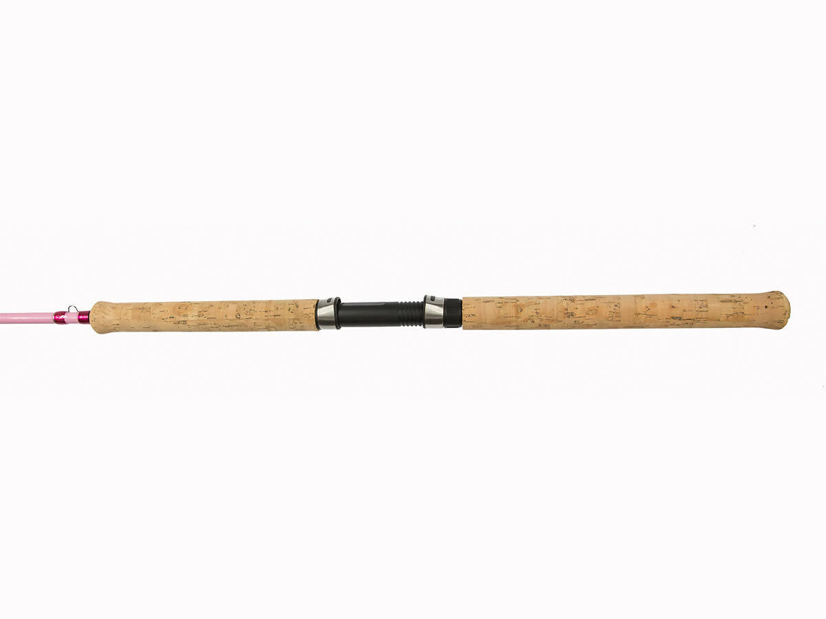 Ozark Rods-Lite Tip/Medium Backbone Jigging Rod-Pink-11Ft