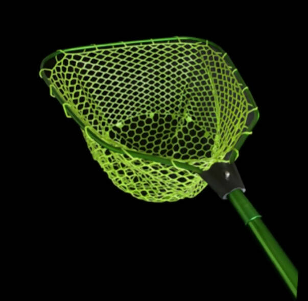 The HAWG net "Green Meanie" - Includes Hoop, Net, 6-12 telescopic handle-Free Shipping!!