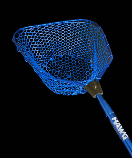 The HAWG net "Blue Ice" - Includes Hoop, Net, 6-12 Telescoping Handle-Free Shipping!!