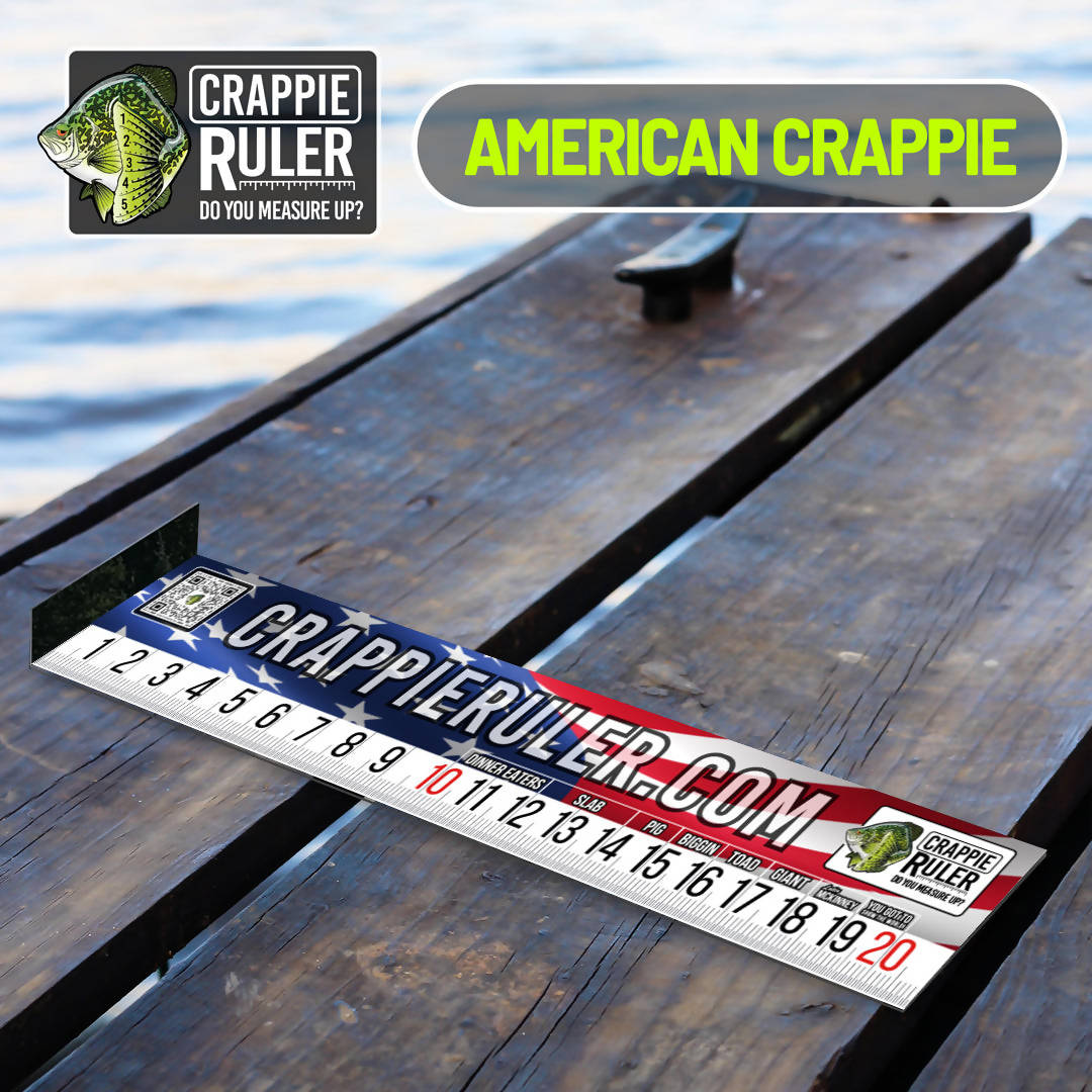Crappie Ruler-Aluminum Bump Board-7 Design Options!